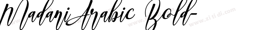 Madani Arabic Bold字体转换